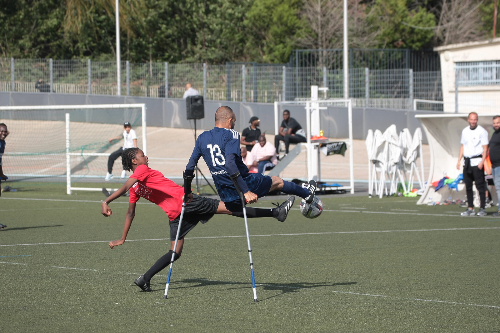 Match de sensibilisation au handicap lors de Multitude 2023