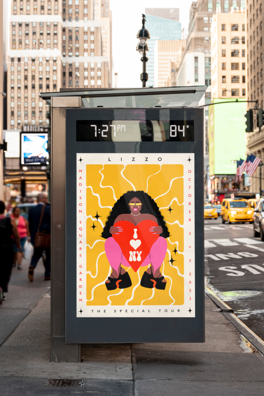 Affiche de trounée LizZo, Warner Music- 2022